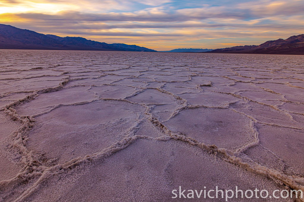 sunset badwater basin death valley national park, sunset photography badwater basin death valley
