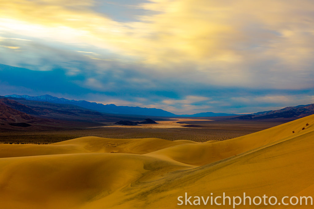 sunrise photography panamint dunes death valley national park