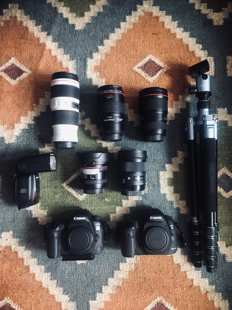 photography gear and equipment